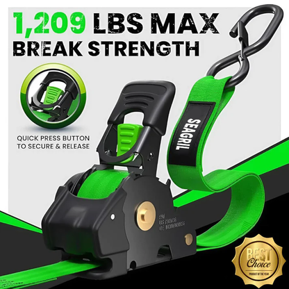 Limited Time – Upgraded 2026 Retractable Tie-Down Strap (Perfect Gift for Men)