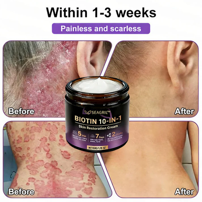 Made and Shipped from USA ✨SEAGRIL® Biotin 10-in-1 Skin Restoration Cream 🍀