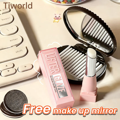 "Free Elegant Custom Mirror – Today Only! 💝 Get yours with every 2 Tiworld™ Lipsticks 💋 Timeless color, lasting comfort, effortless beauty."