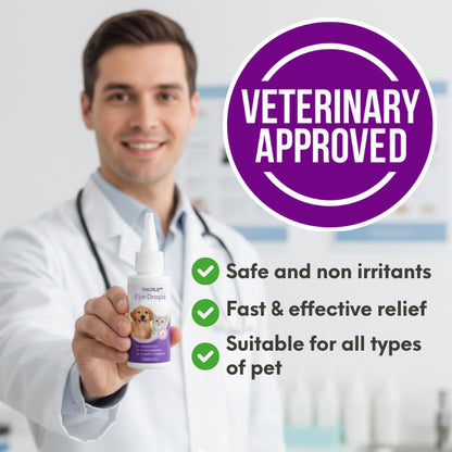 👩‍⚕️ Tiworld® PetNano  Eye Drops🔥 ☑️ Relieves Conjunctivitis, Dry Eyes, Cataracts, and Keratitis😸