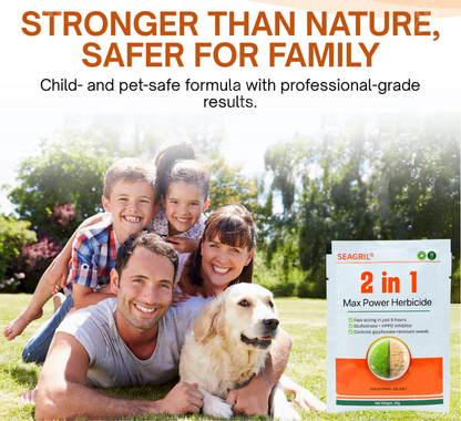 🏆 Official Store | SEAGRIL® 2-in-1 Max Power Herbicide