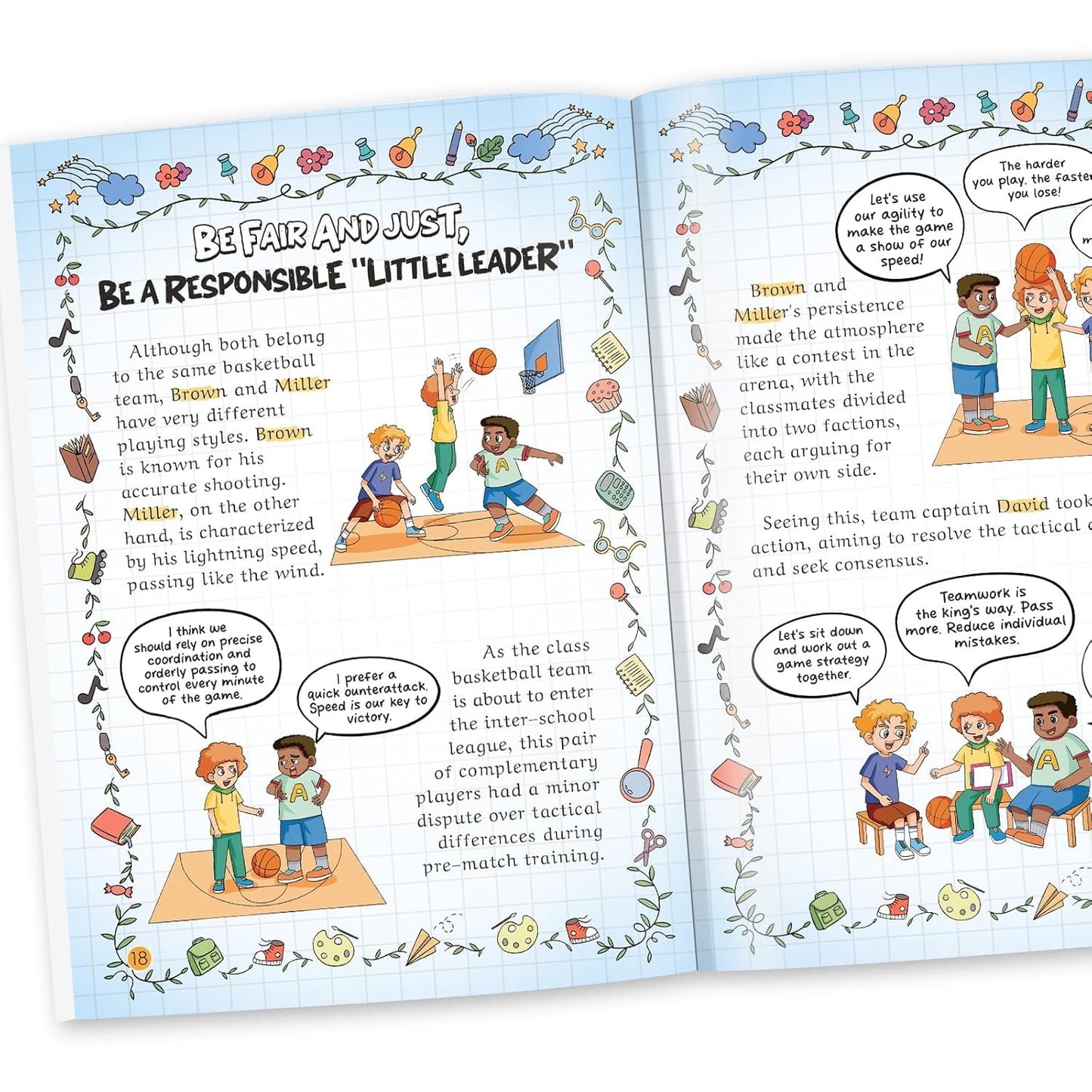 Comic Children's Leadership Cultivates and stimulates children's communication and comprehension skills to guide children to be better