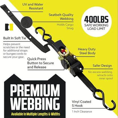 Limited Time – Upgraded 2026 Retractable Tie-Down Strap (Perfect Gift for Men)