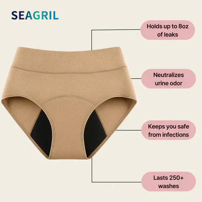 🎄Early Christmas Deal: 70% Off ｜SEAGRIL™ Leak-Proof Underwear That Won't Let You Down