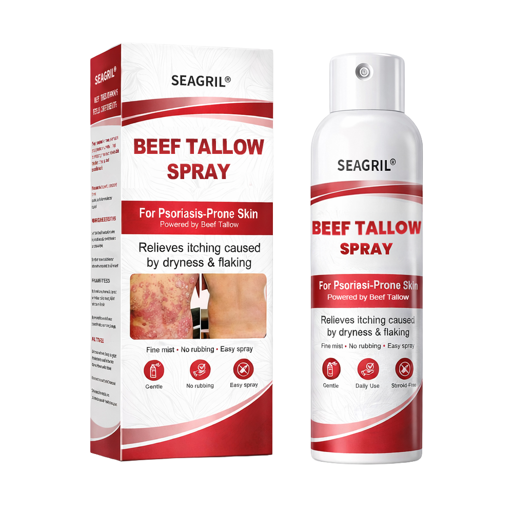 SEAGRIL® Beef Tallow Spray for Itchy, Flaky Psoriasis Skin 1