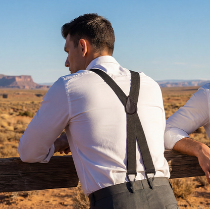 📢📢50% OFF !! ⏰Men's X-Back Suspenders with Hook Clips