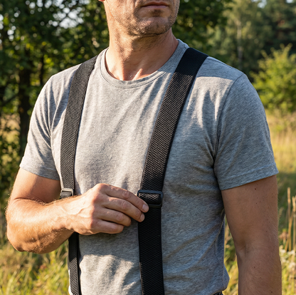 📢📢50% OFF !! ⏰Men's X-Back Suspenders with Hook Clips