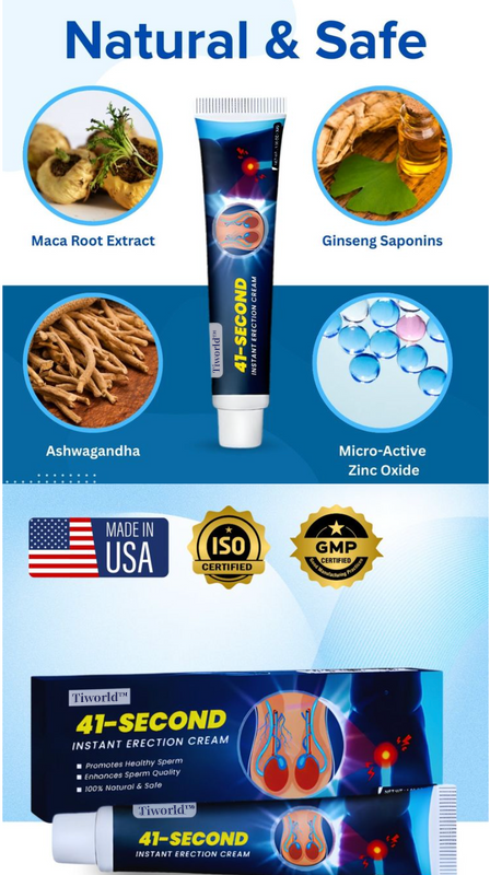 ( PACK OF 2 ) Tiworld™ 41-Second Instant Erection Cream