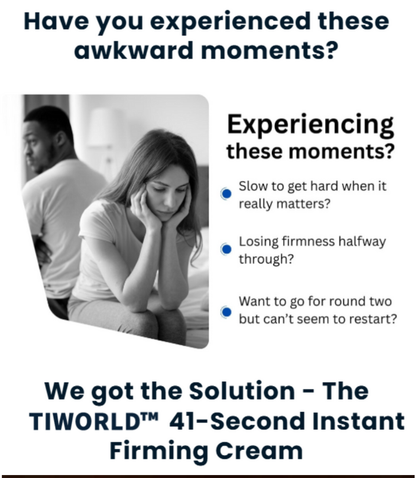 ( PACK OF 2 ) Tiworld™ 41-Second Instant Erection Cream