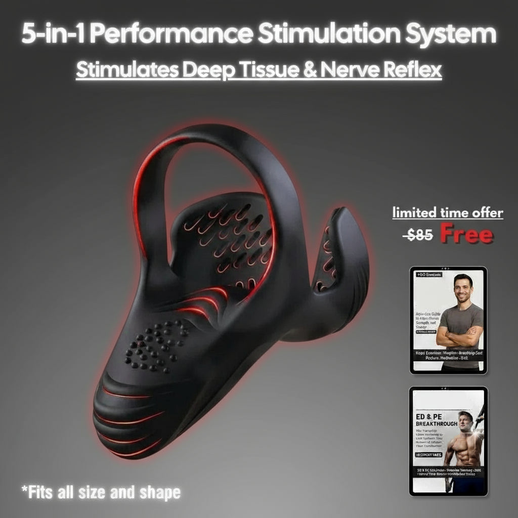 💥 Last Hours: 75% OFF! 💥Yagoo Vibrating electric male masturbation lock ring charging