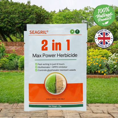 🏆 Official Store | SEAGRIL® 2-in-1 Max Power Herbicide