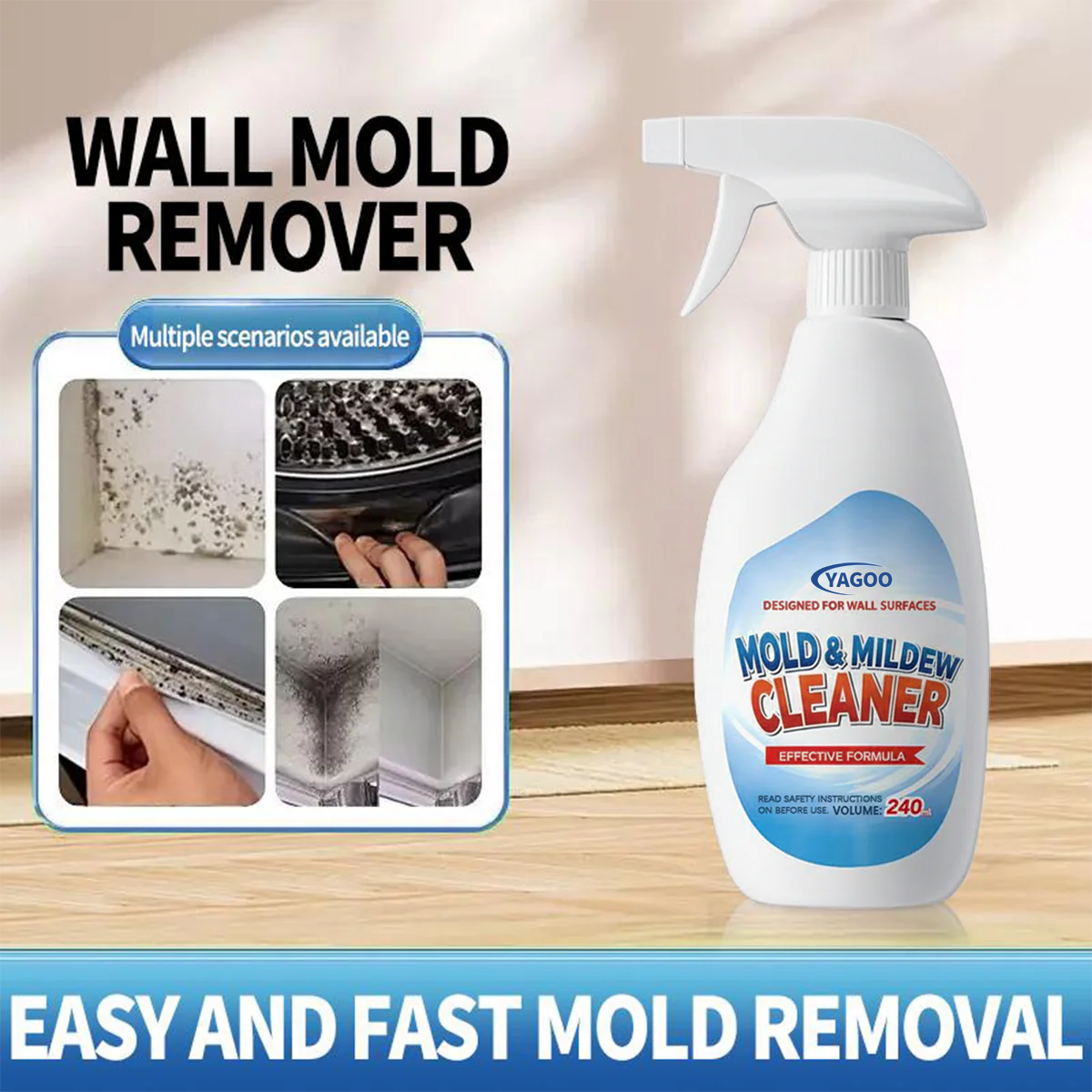 🎅Christmas Hot Sale  Ends Today: 70% OFF! Yagoo ™HomeShield Mold Remover
