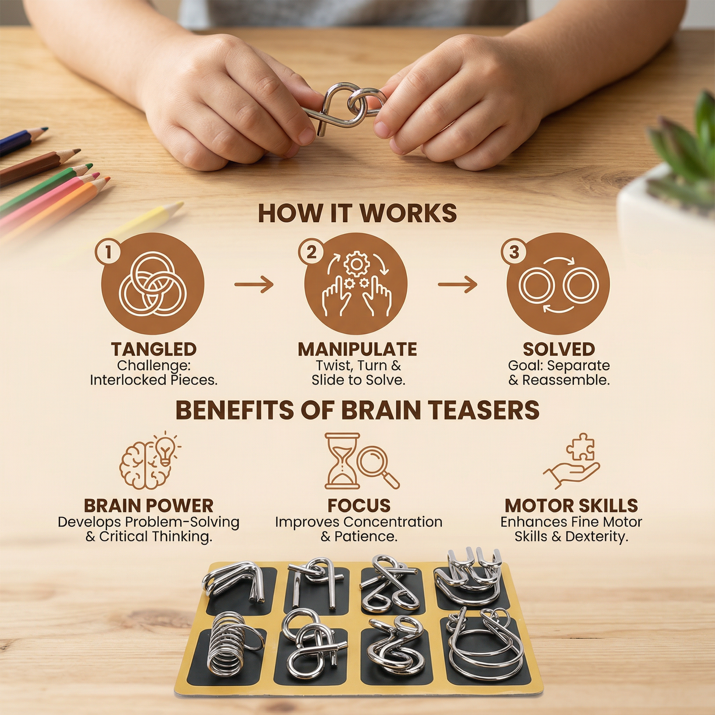 🔥 Last day - 50% off 🙏🏼Brain Teaser Puzzles for Kids
