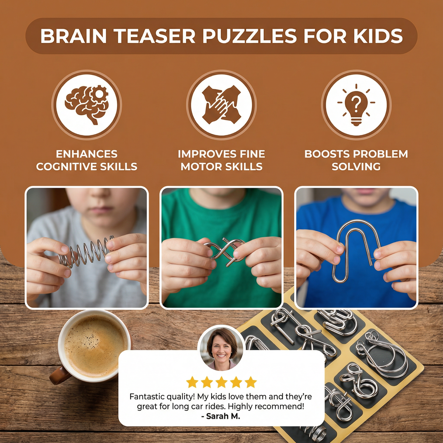 🔥 Last day - 50% off 🙏🏼Brain Teaser Puzzles for Kids